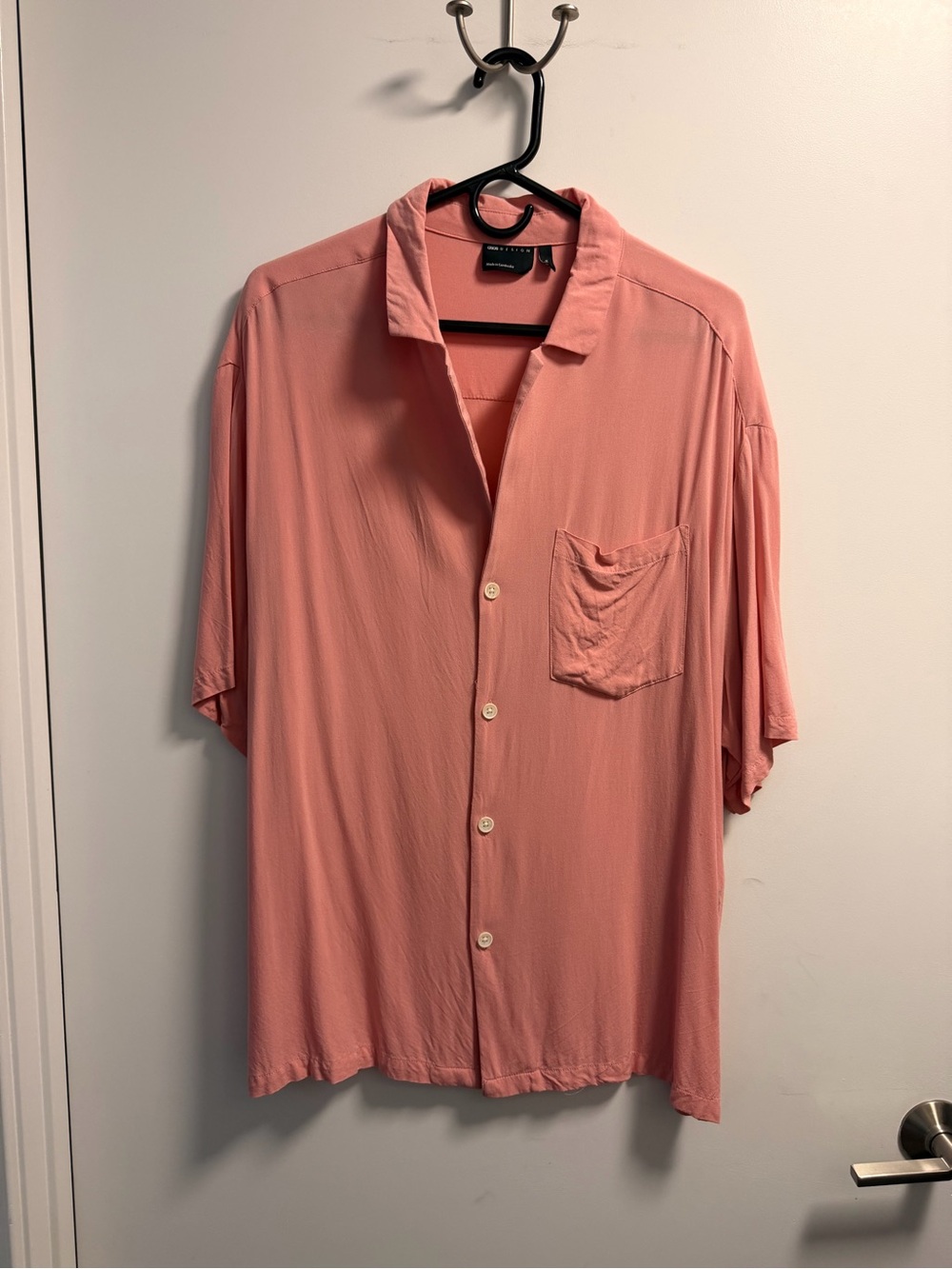 Asos Oversized Pink Shirt, Men’s Small
